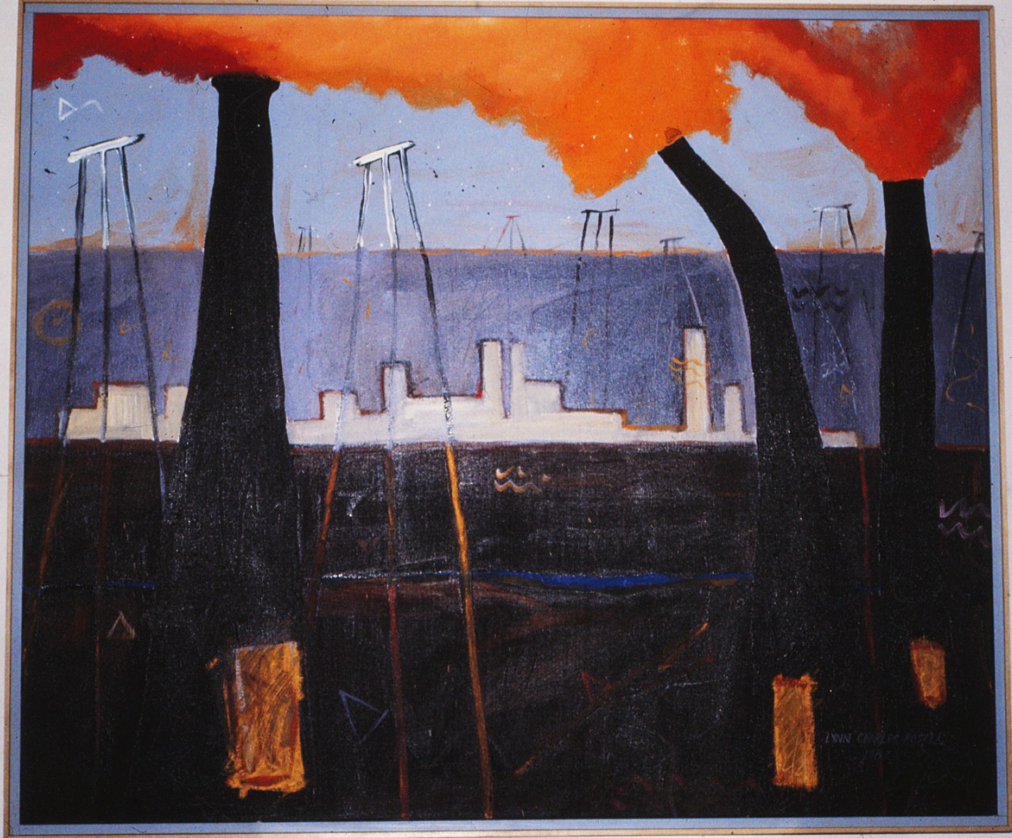 White City, acrylic on canvas by Lynn Charles Foster