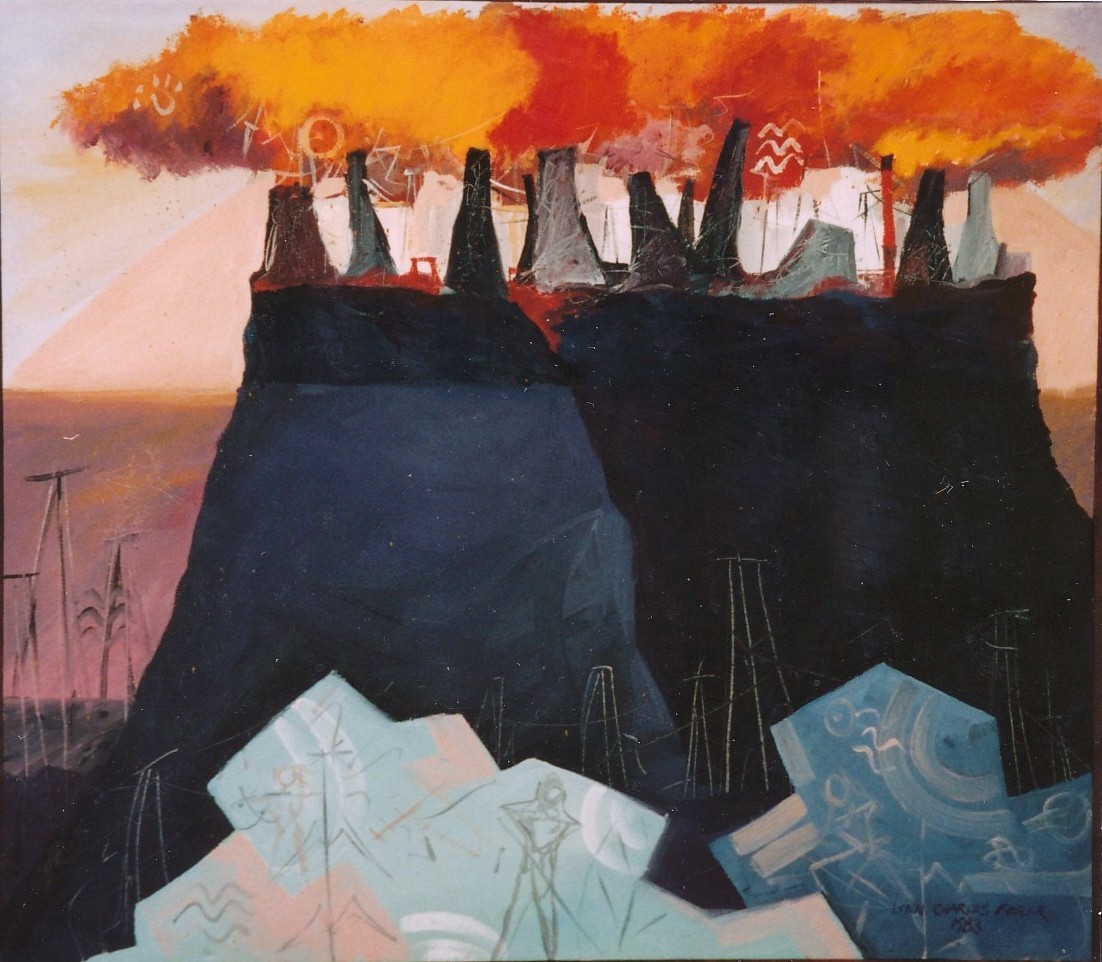 Mesa I, acrylic on canvas by Lynn Charles Foster
