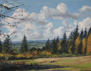 Vita Springs Valley View, acrylic on canvas by Lynn Charles Foster