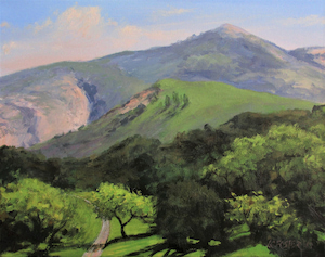 Spring in the Sierra Madre Mountains, CA, acrylic on canvas by Lynn Charles Foster