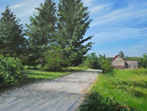 Northfield Farm, Vermont, acrylic on canvas by Lynn Charles Foster
