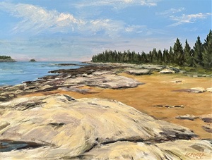 My Maine Shore, acrylic on canvas by Lynn Charles Foster