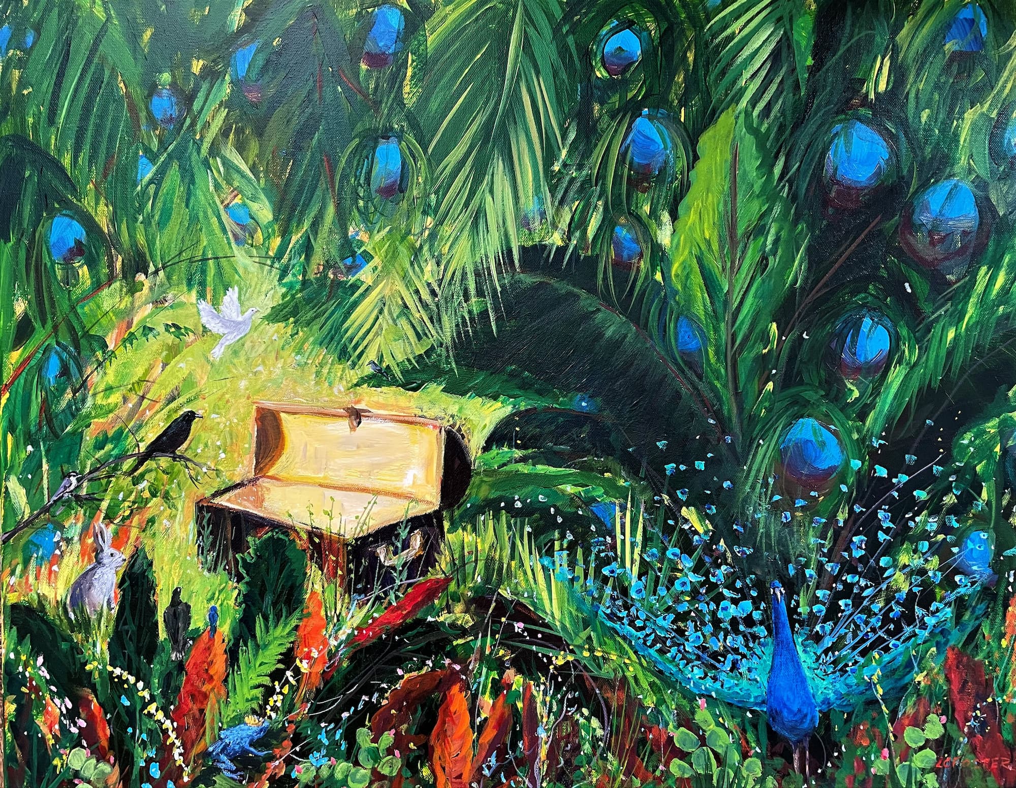 The Chest, acrylic on canvas by Lynn Charles Foster