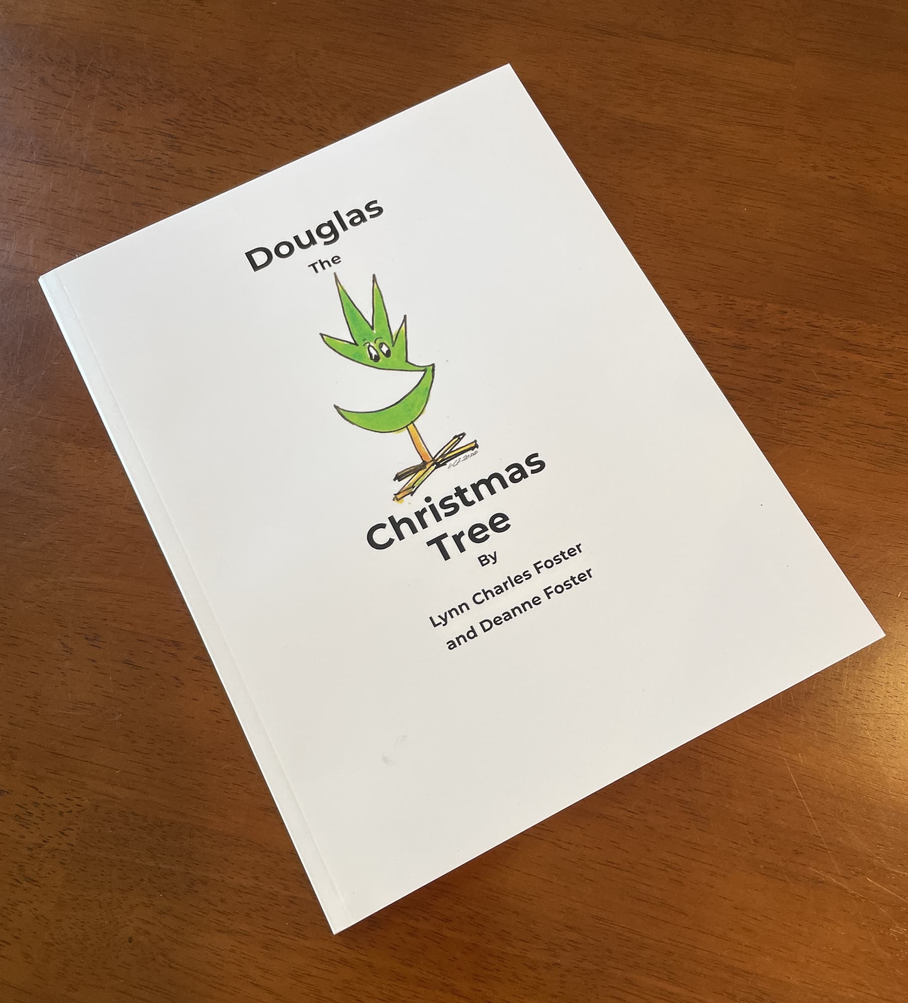 Douglas the Christmas Tree, book cover by Lynn Charles Foster