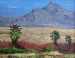 View From the Oasis, acrylic on canvas by Lynn Charles Foster